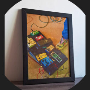 Quadro Decorativo Médio com Moldura – Música