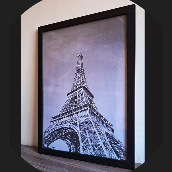 Quadro Decorativo grande com moldura - Paris