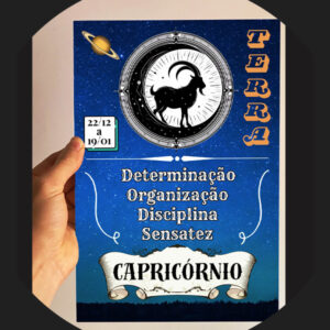 Quadro Decorativo sem moldura - Capricórnio