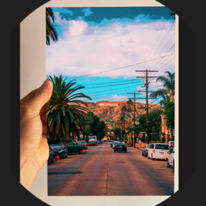 Quadro Decorativo sem moldura - Hollywood