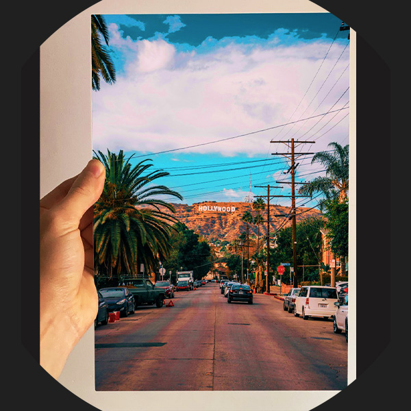 Quadro Decorativo sem moldura - Hollywood