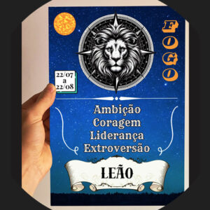 Quadro Decorativo sem moldura - Leão