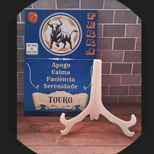 Quadro com suporte - Touro